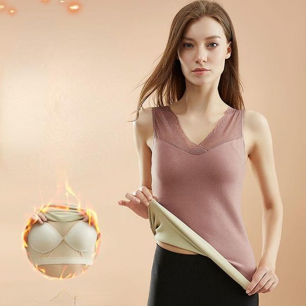 camisoles & tanks women 2021 winter thermal underwear vest female lace v-neck lingerie ladies warm sleeveless undershirt e537, Black;white
camisoles & tanks women 2021 winter thermal underwear vest female lace v-neck lingerie ladies warm sleeveless undershirt e537, Black;white