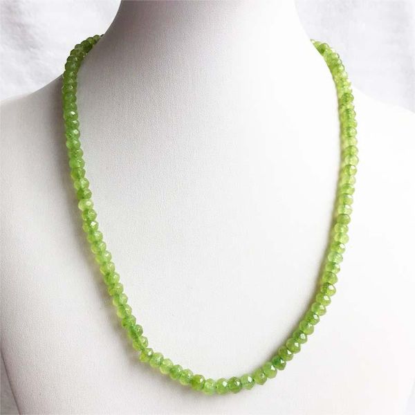chains 4*6mm faceted peridot color olivine jade necklace vintage natural stone jewelry noble elegant exquisite chain choker collier, Silver
chains 4*6mm faceted peridot color olivine jade necklace vintage natural stone jewelry noble elegant exquisite chain choker collier, Silver