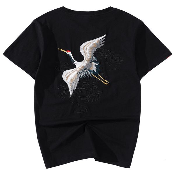 men's t-shirts embroidery chinese animal cotton casual ee s short sleeve o neck retro crane summer op youth 8c6x, White;black
men's t-shirts embroidery chinese animal cotton casual ee s short sleeve o neck retro crane summer op youth 8c6x, White;black