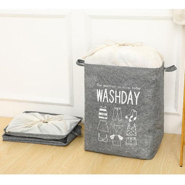 1pc foldable laundry bag dirty clothes storage container large household basket bucket (dark grey) & organization
1pc foldable laundry bag dirty clothes storage container large household basket bucket (dark grey) & organization