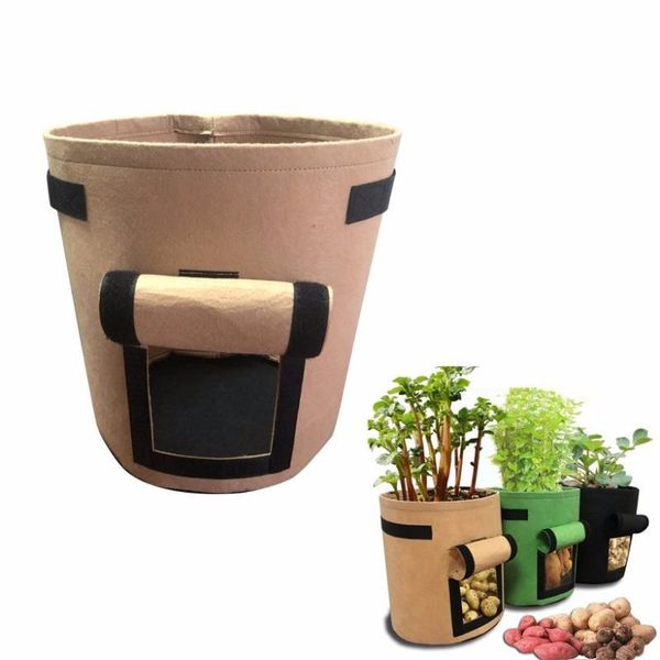 non-woven fabric plant grow bag potato planter vegetables tomato planting container thicken garden pot supplies planters & pots
non-woven fabric plant grow bag potato planter vegetables tomato planting container thicken garden pot supplies planters & pots