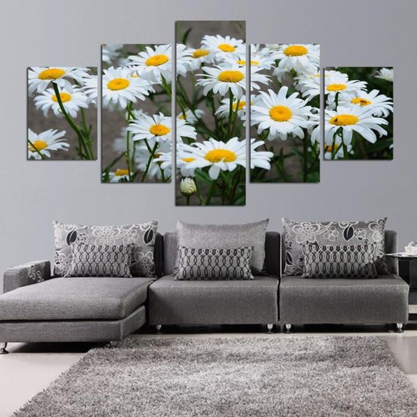 paintings 5 panel white daisy flowers hd print posters canvas wall art pictures accessories decoration living room home decor
paintings 5 panel white daisy flowers hd print posters canvas wall art pictures accessories decoration living room home decor