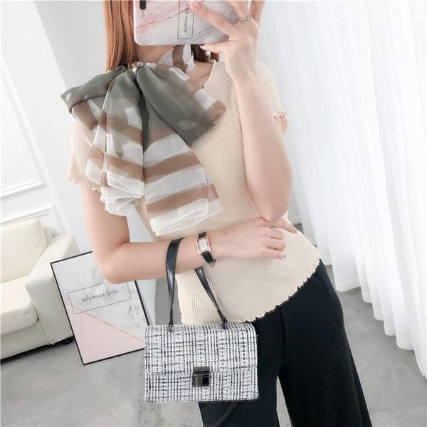 chains j1162 spring and summer travel sunscreen series silk scarf fabric soft drop sensitivity can be matched at will, Silver
chains j1162 spring and summer travel sunscreen series silk scarf fabric soft drop sensitivity can be matched at will, Silver
