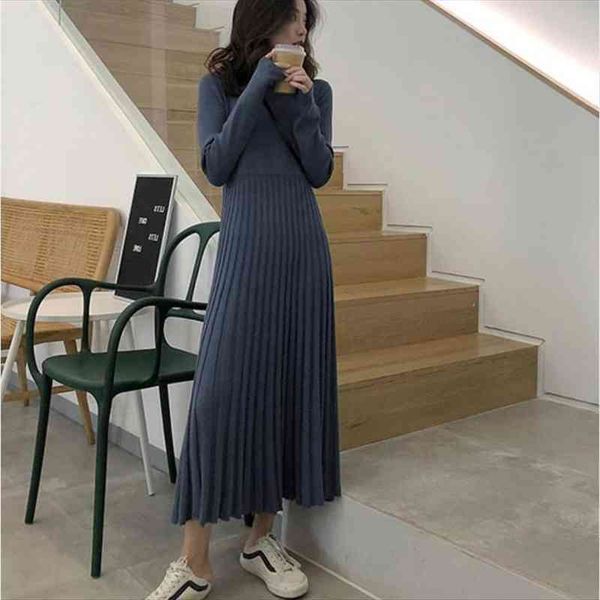 sweater pleated autumn winter womens dresses long sleeve knitted maxi, Black;gray
sweater pleated autumn winter womens dresses long sleeve knitted maxi, Black;gray