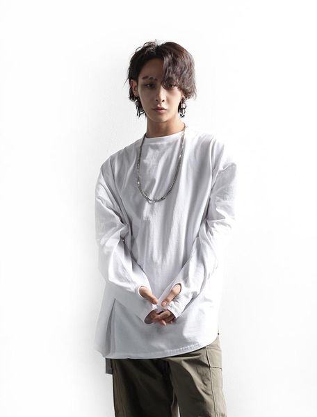 men's t-shirts spring and summer t-shirt, pullover, casual one-piece gloves, long sleeve extra loose size top, White;black
men's t-shirts spring and summer t-shirt, pullover, casual one-piece gloves, long sleeve extra loose size top, White;black