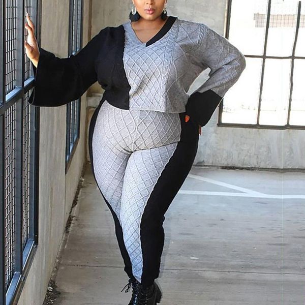women's two piece pants 2021 2 pieces sets women loose blouse & grey patchwork fashion causal daily wear outfits femme clothes matching, White
women's two piece pants 2021 2 pieces sets women loose blouse & grey patchwork fashion causal daily wear outfits femme clothes matching, White