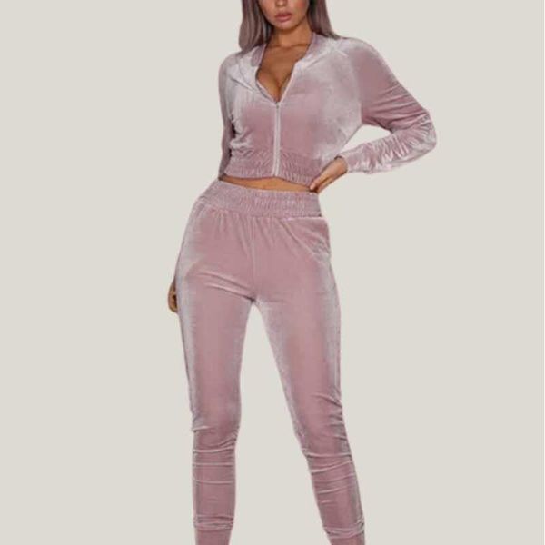 tracksuit zipper two piece set womens tracksuits hoodies pants casual loose velvet sports polyester jogging suit, Gray
tracksuit zipper two piece set womens tracksuits hoodies pants casual loose velvet sports polyester jogging suit, Gray