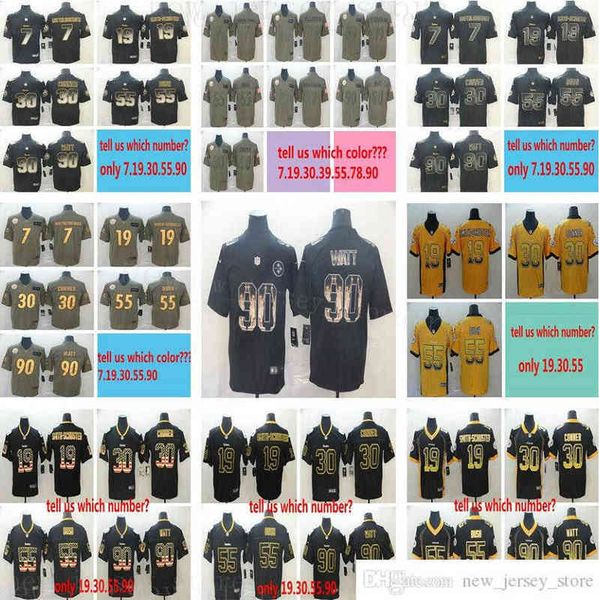 stitched 100th stitchedpittsburghsteelerfootball jersey 7 benroethlisberger 19 jujusmithschuster 30 jamesconner 55 devinbush 90 tjwatt mens, Black
stitched 100th stitchedpittsburghsteelerfootball jersey 7 benroethlisberger 19 jujusmithschuster 30 jamesconner 55 devinbush 90 tjwatt mens, Black
