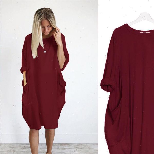 women summer dress womens pocket loose ladies crew neck casual long plus size lantern sleeve sukienka damska, Black;gray
women summer dress womens pocket loose ladies crew neck casual long plus size lantern sleeve sukienka damska, Black;gray
