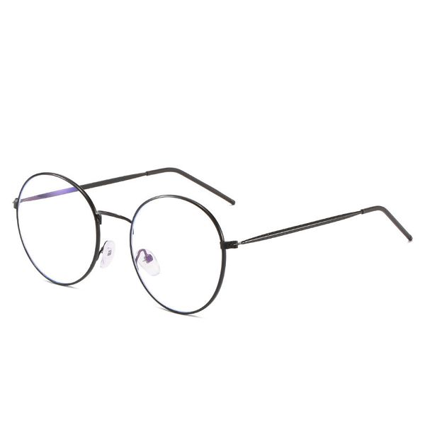 designer art round flat lens anti blue light net red fashion metal round frame glasses frame fashion, Black
designer art round flat lens anti blue light net red fashion metal round frame glasses frame fashion, Black