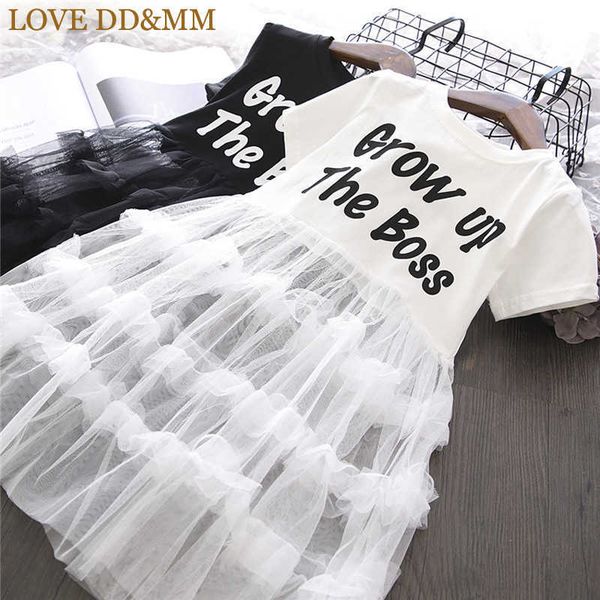 love dd&mm girls dresses summer children's clothing girls fashion letter mesh stitching sweet princess dress 210715, Red;yellow
love dd&mm girls dresses summer children's clothing girls fashion letter mesh stitching sweet princess dress 210715, Red;yellow
