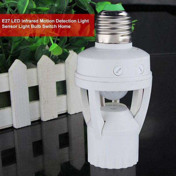 lamp holders & bases 100-220v socket e27 converter with pir motion sensor ampoule led base intelligent light bulb switch
lamp holders & bases 100-220v socket e27 converter with pir motion sensor ampoule led base intelligent light bulb switch