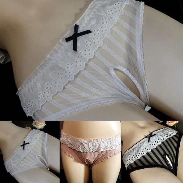 underpants men women same sissy pouch panties mens lace mesh transparent knickers ultra-thin mid-waist opening briefs g-string thongs, Black;white
underpants men women same sissy pouch panties mens lace mesh transparent knickers ultra-thin mid-waist opening briefs g-string thongs, Black;white
