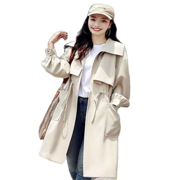 women's trench coats spring & autumn women windbreaker coat 2021 fashion korean version thin section draw back mid-length long sleeve s, Tan;black
women's trench coats spring & autumn women windbreaker coat 2021 fashion korean version thin section draw back mid-length long sleeve s, Tan;black