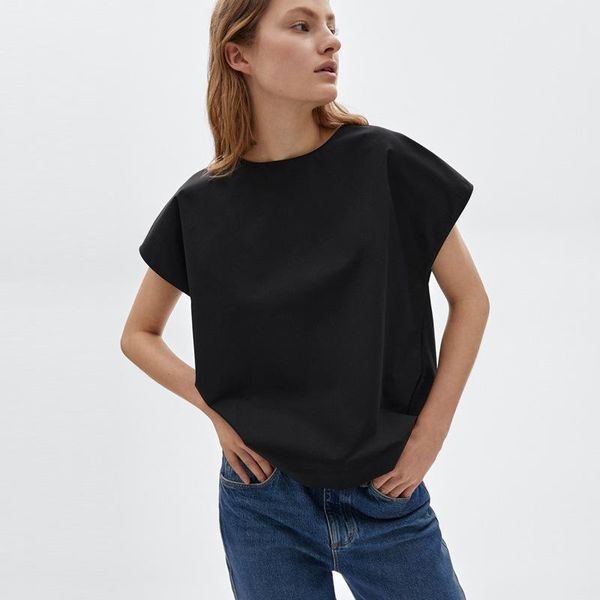 women's t-shirt summer clothing 2021 black and white two-color round neck fashion casual
women's t-shirt summer clothing 2021 black and white two-color round neck fashion casual