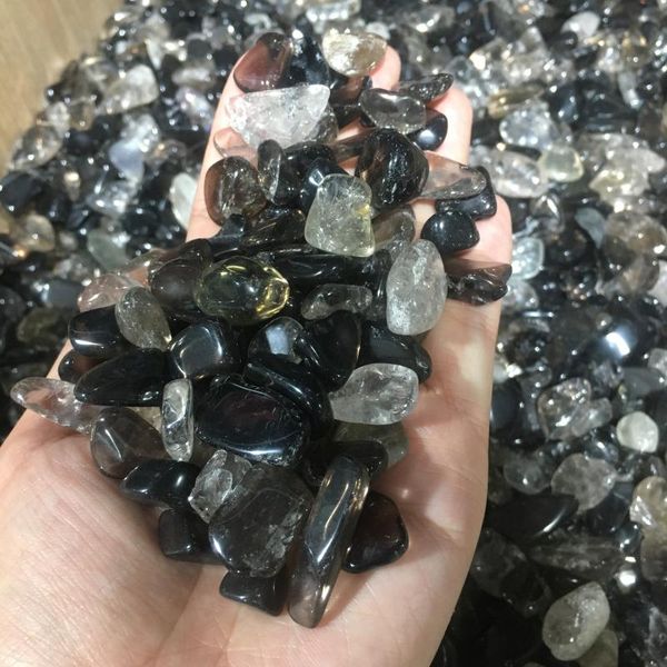 decorative objects & figurines natural smoky quartz tumbled stone gemstone crystal gravel for decor 
decorative objects & figurines natural smoky quartz tumbled stone gemstone crystal gravel for decor