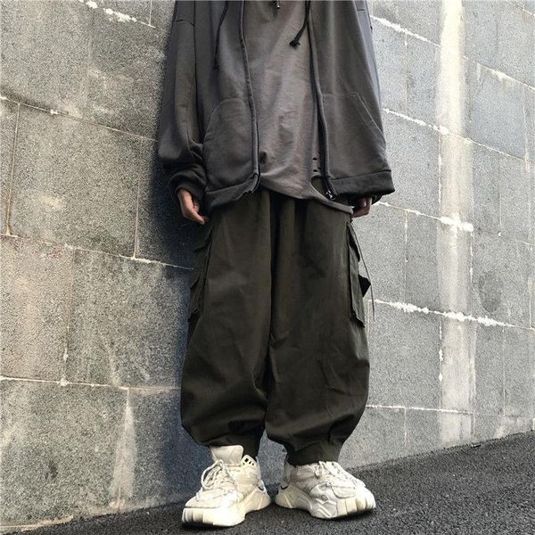 men's pants 2021 loose overalls korean style of the retro bf wind high street hip hop for students wide leg trousers, Black
men's pants 2021 loose overalls korean style of the retro bf wind high street hip hop for students wide leg trousers, Black