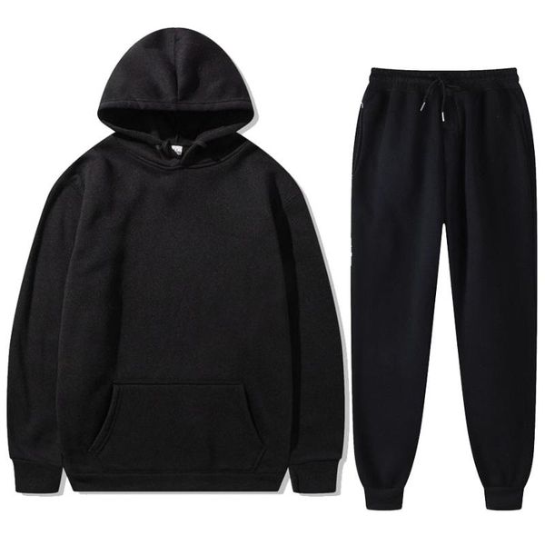 men's tracksuits 2-piece set hoodie+joggers pants tracksuit solid color autumn winter fleece sweatpants sweatshirt streetwear pullover, Gray
men's tracksuits 2-piece set hoodie+joggers pants tracksuit solid color autumn winter fleece sweatpants sweatshirt streetwear pullover, Gray