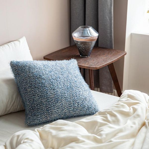 cushion/decorative pillow nordic blue feather yarn cushion cover for sofa bed solid color throw covers home decorative soft pillowcase car s
cushion/decorative pillow nordic blue feather yarn cushion cover for sofa bed solid color throw covers home decorative soft pillowcase car s