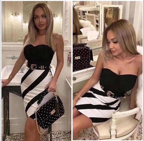 casual dresses strapless striped belt rayon women bodycon bandage dress 2021 celebrity designer fashion party vestido, Black;gray
casual dresses strapless striped belt rayon women bodycon bandage dress 2021 celebrity designer fashion party vestido, Black;gray