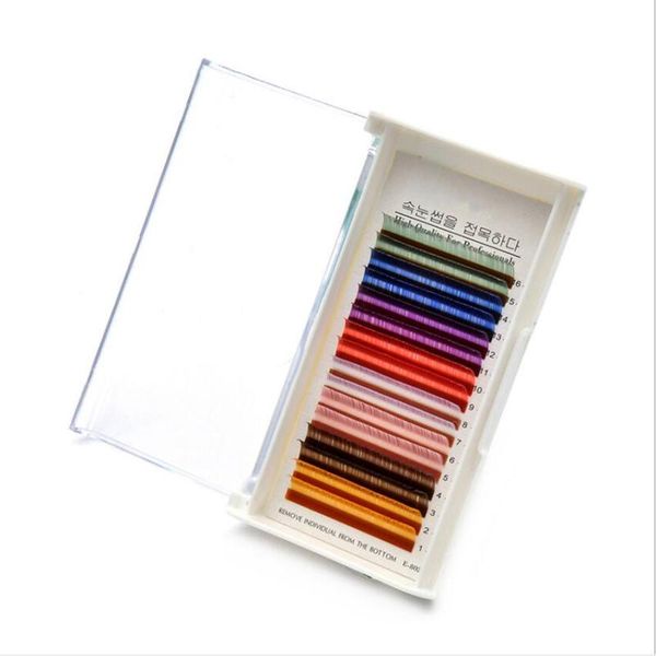 16lines mix color eyelash extension individual mink fake rainbow colored eyelashes natural soft colorful false lashes
16lines mix color eyelash extension individual mink fake rainbow colored eyelashes natural soft colorful false lashes