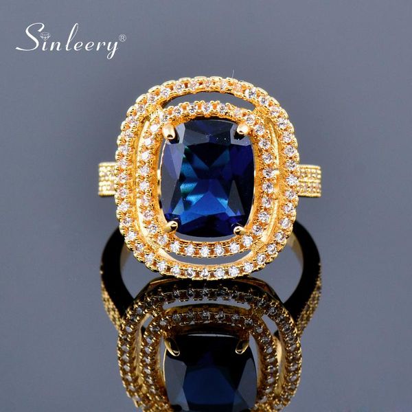 wedding rings sinleery 2021 shining cz stones champagne blue crystal square for women gold color luxury jewelry jz071 ssk, Slivery;golden
wedding rings sinleery 2021 shining cz stones champagne blue crystal square for women gold color luxury jewelry jz071 ssk, Slivery;golden
