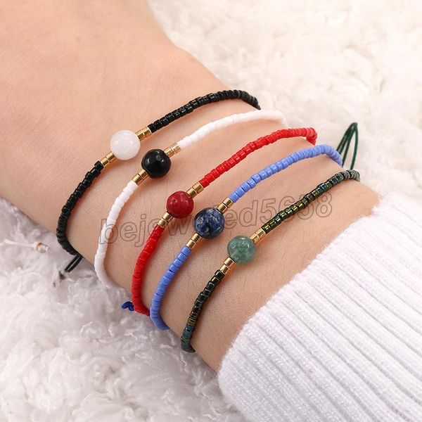 natural stone adjustable braided charm bracelets resin pendant wax rope rice beads for women and girls jewelry accessories, Black
natural stone adjustable braided charm bracelets resin pendant wax rope rice beads for women and girls jewelry accessories, Black