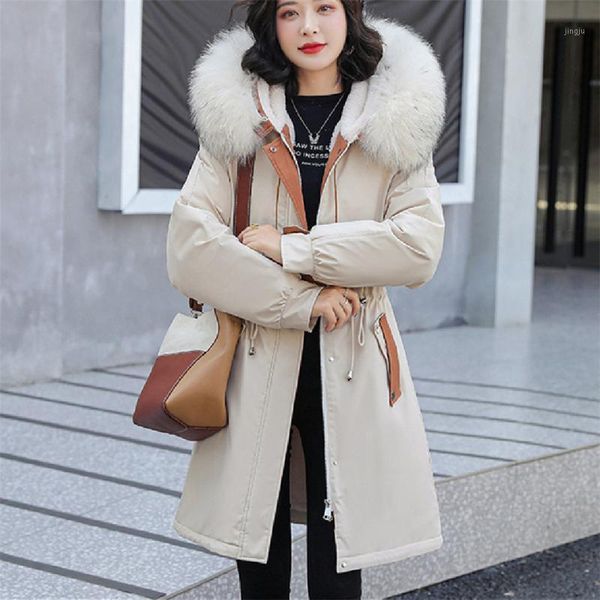 women's down & parkas winter long women jacket fleece cotton padded casual warm thick jackets ladies coats fur hooded parka female oute, Black
women's down & parkas winter long women jacket fleece cotton padded casual warm thick jackets ladies coats fur hooded parka female oute, Black