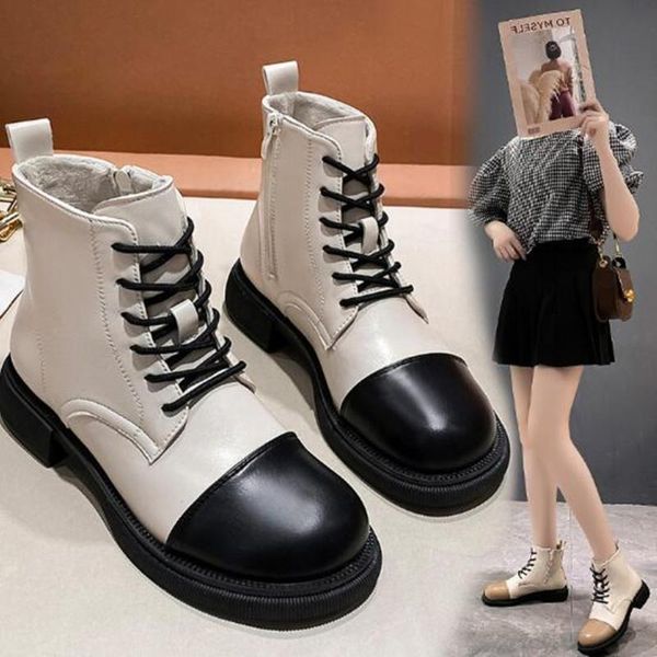 boots women's 2021 autumn thick sole single british fashion short versatile lace up, Black
boots women's 2021 autumn thick sole single british fashion short versatile lace up, Black
