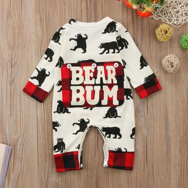 cartoon bear letter plaid print jumpsuit sets infant born baby boys girls romper outfits christmas clothes jumpsuits, Blue
cartoon bear letter plaid print jumpsuit sets infant born baby boys girls romper outfits christmas clothes jumpsuits, Blue