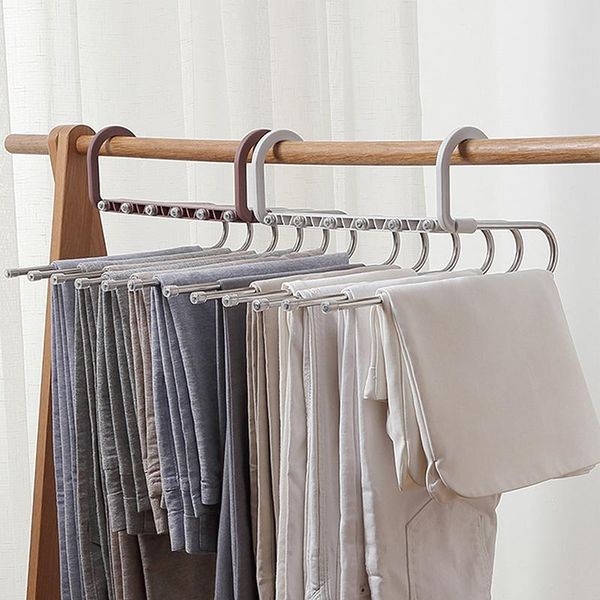portable pants hanger multifunctional stainless steel to save space closet clothing organizer folding multi-layer racks hangers &
portable pants hanger multifunctional stainless steel to save space closet clothing organizer folding multi-layer racks hangers &