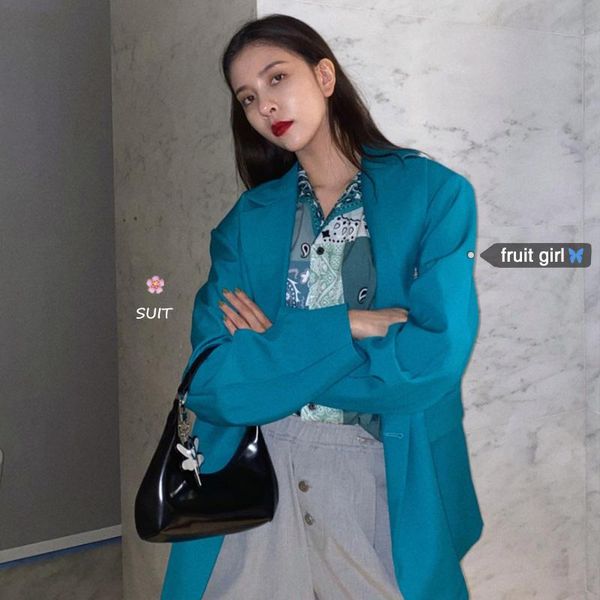 women's suits & blazers blazer dress women 2021 office ladies female for casual solid color coat autumn long sleeve jackets femme, White;black
women's suits & blazers blazer dress women 2021 office ladies female for casual solid color coat autumn long sleeve jackets femme, White;black