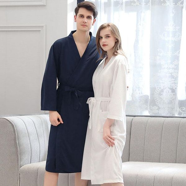 men's sleepwear comfortable men robe bathrobe for couples simple lace up long dressing gown women solid bath nightgown kimono man, Black;brown
men's sleepwear comfortable men robe bathrobe for couples simple lace up long dressing gown women solid bath nightgown kimono man, Black;brown