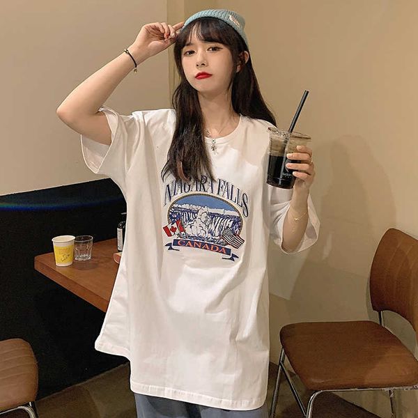 women's t-shirt letter print summer t-shirts women o-neck loose casual vintage shirts cotton oversized girls boyfriend st, White
women's t-shirt letter print summer t-shirts women o-neck loose casual vintage shirts cotton oversized girls boyfriend st, White