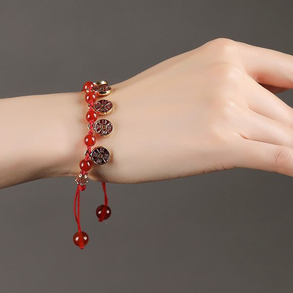 xianlan020 antique infinite rich red rope cloisonne bracelet copper hand string of hand woven rope chinese wind restoring ancient, Silver
xianlan020 antique infinite rich red rope cloisonne bracelet copper hand string of hand woven rope chinese wind restoring ancient, Silver