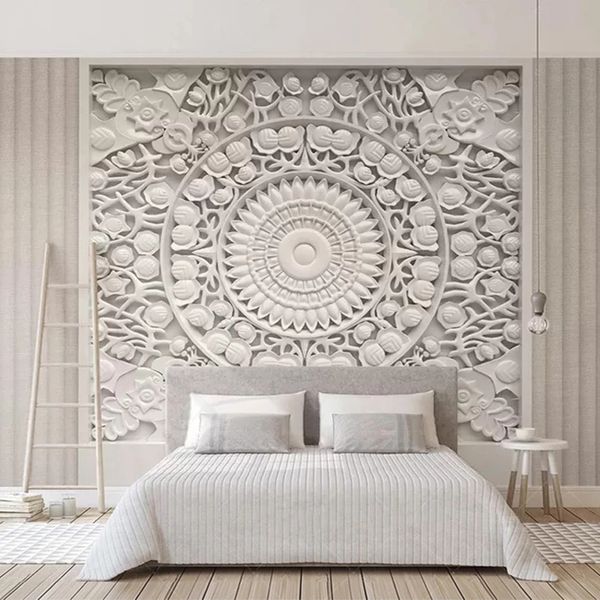 custom 3d self adhesive wallpaper european style white gypsum flowers p murals living room bedroom background painting
custom 3d self adhesive wallpaper european style white gypsum flowers p murals living room bedroom background painting