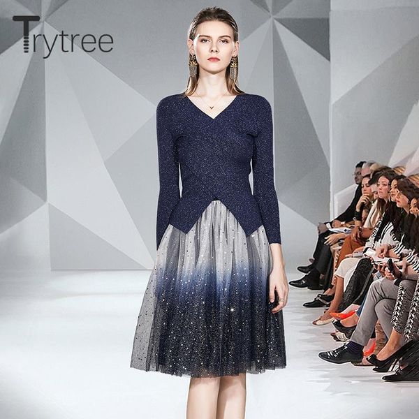 two piece dress trytree 2021 autumn winter set casual v-neck sweater knitting + fashion knee-length a-line 2, White
two piece dress trytree 2021 autumn winter set casual v-neck sweater knitting + fashion knee-length a-line 2, White