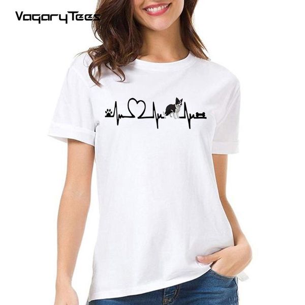funny tshirt women graphic portrait pet heartbeat design border collie cute cool gift lovers streewear women's t-shirt, White
funny tshirt women graphic portrait pet heartbeat design border collie cute cool gift lovers streewear women's t-shirt, White