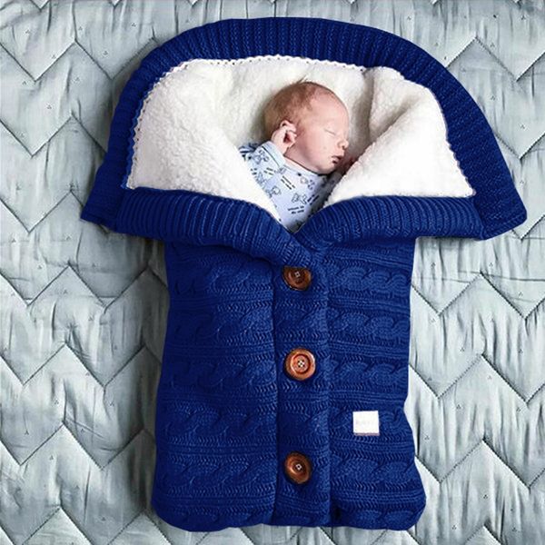 Newborn Baby Winter Warm Sleeping Bag Infant Button Knit Swaddle Wrap Swaddling Stroller Wrap Toddler Blanket baby Sleeping Bag
Newborn Baby Winter Warm Sleeping Bag Infant Button Knit Swaddle Wrap Swaddling Stroller Wrap Toddler Blanket baby Sleeping Bag