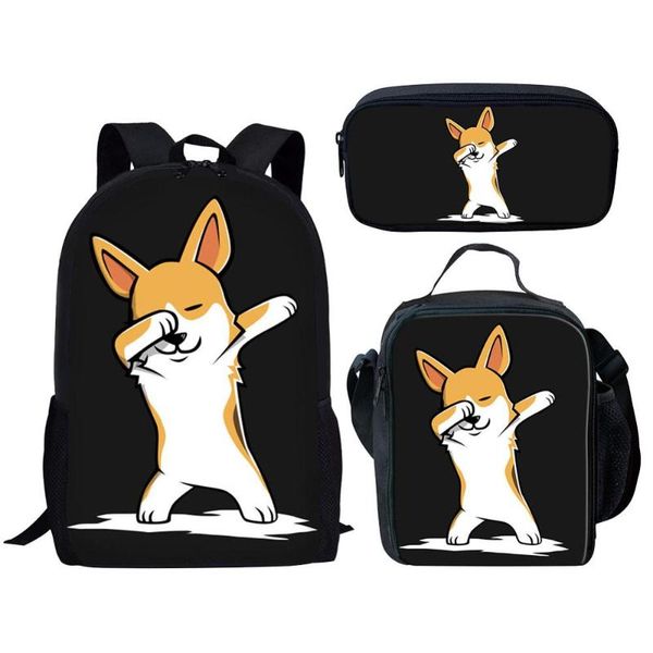 school bags cute cartoon dance dog print backpack set for teenager boys girls cool children schoolbag kids bagpack student book
school bags cute cartoon dance dog print backpack set for teenager boys girls cool children schoolbag kids bagpack student book