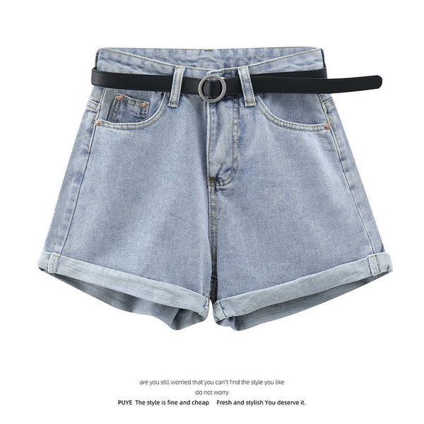 summer light blue jeans short retro high waist pants woman casual denim baggy streetwear bottoms 210602, White;black
summer light blue jeans short retro high waist pants woman casual denim baggy streetwear bottoms 210602, White;black