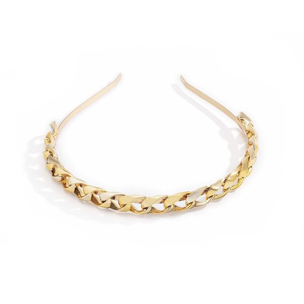 twist chain wash headband light luxury simple design press hairclip fashion personality metal texture hairband all-match ccb hair jewelry gi, Silver
twist chain wash headband light luxury simple design press hairclip fashion personality metal texture hairband all-match ccb hair jewelry gi, Silver
