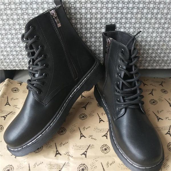 boots black leather motorcycle women autumn platform lace up combat fashion gothic shoes classics ankle botas m6-721
boots black leather motorcycle women autumn platform lace up combat fashion gothic shoes classics ankle botas m6-721