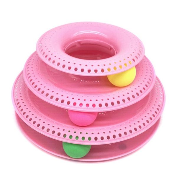 cat toys funny pet toy intelligence triple play disc balls crazy ball disk interactive for iq traning pink
cat toys funny pet toy intelligence triple play disc balls crazy ball disk interactive for iq traning pink