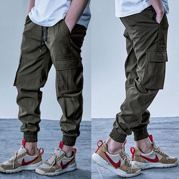 cargo elastic multiple pocket military women pant male trousers outdoor joggers fashion harajuku men, Black
cargo elastic multiple pocket military women pant male trousers outdoor joggers fashion harajuku men, Black