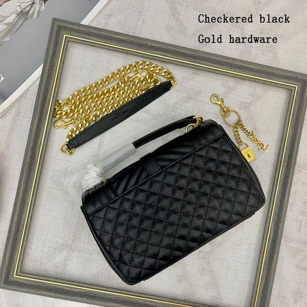 women versatile luxurys designers bags checkered chain wholesale fashion handbags solid pure color v plaid crossbody bag cowhide handbag
women versatile luxurys designers bags checkered chain wholesale fashion handbags solid pure color v plaid crossbody bag cowhide handbag