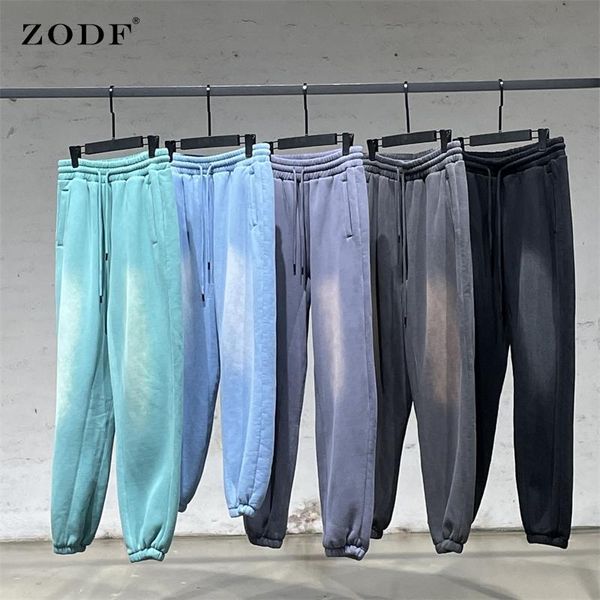 men's pants zodf trendy men winter fleece thick sweatpants loose retro wahed old solid sport outdoor brand streetwears hy0333, Black
men's pants zodf trendy men winter fleece thick sweatpants loose retro wahed old solid sport outdoor brand streetwears hy0333, Black