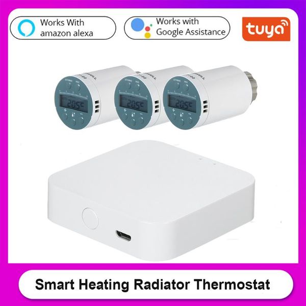 smart home control zigbee programmable heating radiator thermostat kit temperature controller set compatible with amazon alexa google
smart home control zigbee programmable heating radiator thermostat kit temperature controller set compatible with amazon alexa google