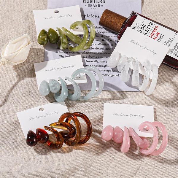 hoop & huggie acrylic earrings set transparent bohemian colorful drop 2021 trend sweet party earring gift for girl, Golden;silver
hoop & huggie acrylic earrings set transparent bohemian colorful drop 2021 trend sweet party earring gift for girl, Golden;silver