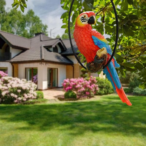 garden decorations perching on ring parrot statue yard hanging bird sculpture realistic wall mounted resin animal for decor
garden decorations perching on ring parrot statue yard hanging bird sculpture realistic wall mounted resin animal for decor